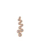 Alinka Sasha Diamond Slider Earring, Women's, Metallic, Diamond/18kt Rose Gold