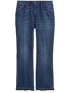 Burberry Slim Fit Bootcut Jeans - Blue