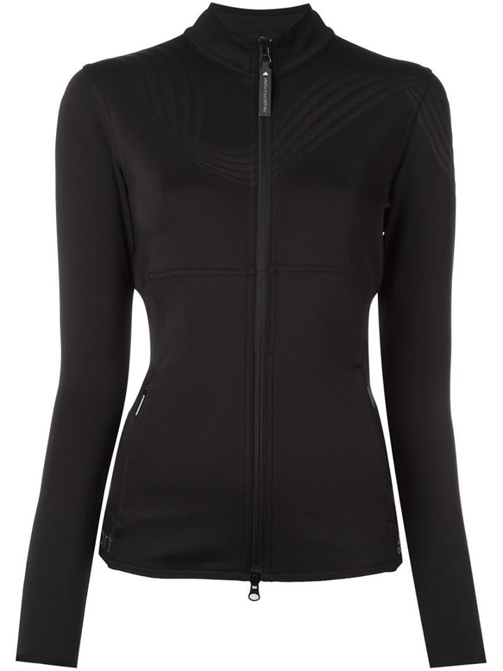 Adidas By Stella Mccartney Zipped Sweatshirt, Women's, Size: Xs, Black, Polyester/spandex/elastane
