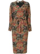 Hermès Vintage Printed Midi Dress - Multicolour