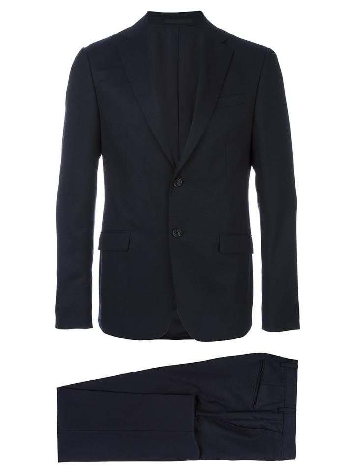 Z Zegna Formal Suit, Men's, Size: 50, Blue, Acetate/viscose/wool
