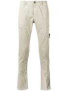 Stone Island Patch Pocket Trousers, Men's, Size: 34, Nude/neutrals, Cotton/spandex/elastane