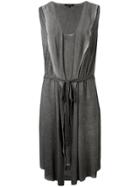 Unconditional Hooded Tail Dress - Grey