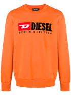 Diesel Logo Sweatshirt - Yellow & Orange