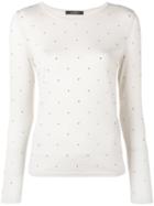 Max Mara Embellished Knitted Top - Nude & Neutrals