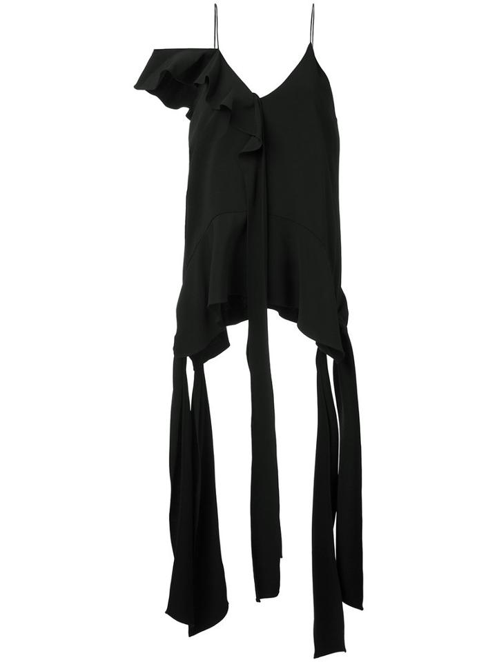 Cocktail Strap Top - Women - Polyester/spandex/elastane/acetate/viscose - M, Black, Polyester/spandex/elastane/acetate/viscose, Jonathan Simkhai