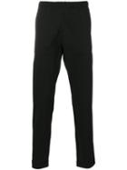 Ps By Paul Smith - Draw Coed Trousers - Men - Cotton - 28, Black, Cotton