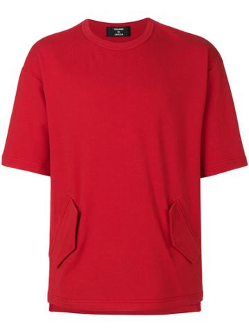 Cabane De Zucca Pockets T-shirt - Red