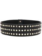 Liu Jo Pyramid And Crystal Stud Belt - Black