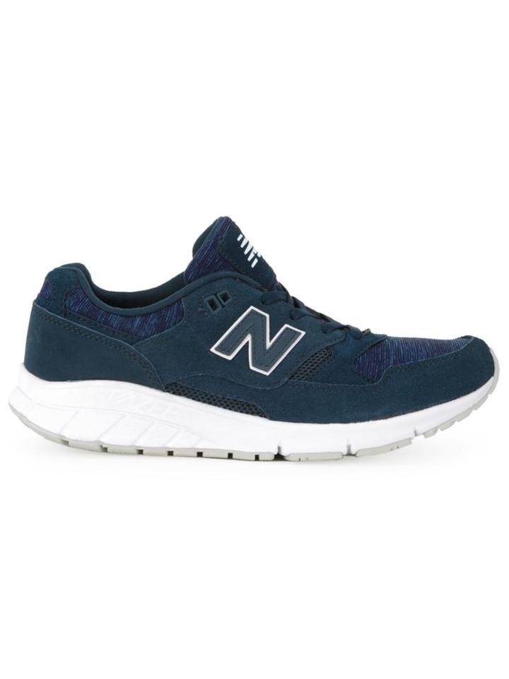 New Balance Lateral Logo Sneakers, Adult Unisex, Size: 25.5, Blue, Artificial Leather/rubber