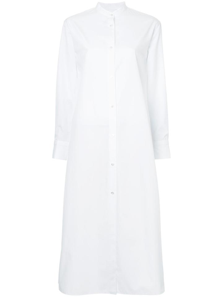 H Beauty & Youth Long Shirt Dress - White
