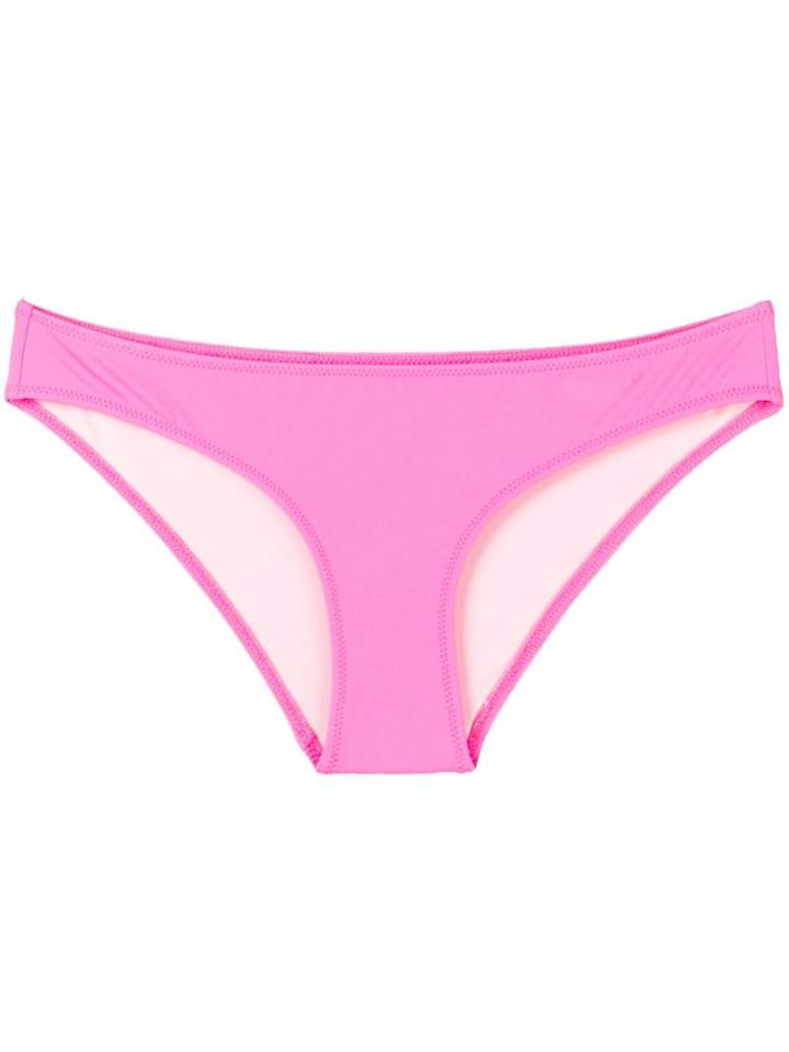 Solid & Striped Solid Colour Bikini Bottoms - Pink