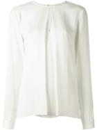 Michael Michael Kors Pleated Front Blouse