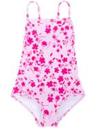 Oscar De La Renta Kids - Floral Print Swimsuit - Kids - Polyamide/spandex/elastane - 3 Yrs, Pink/purple