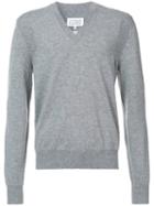 Classic Knitted Sweater - Men - Wool - L, Grey, Wool, Maison Margiela