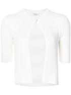 Akris Punto - Cropped Cardigan - Women - Wool - 12, White, Wool