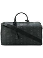 Mcm Medium Traveler Weekender Bag - Black