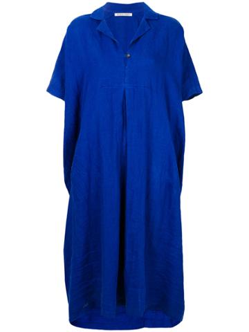 Black Crane Kite Dress - Blue