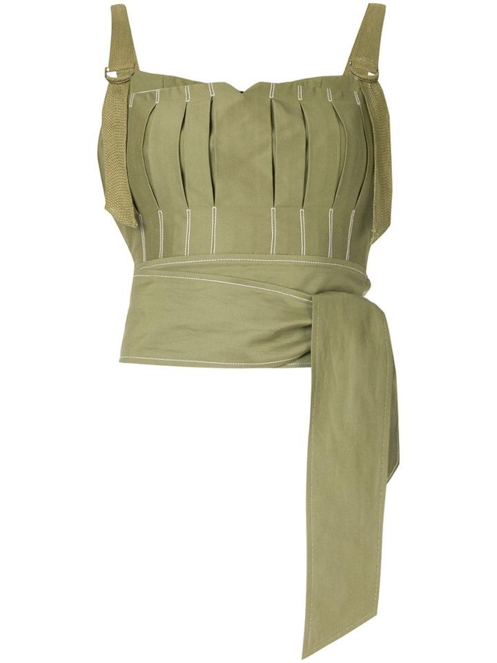 Rachel Gilbert Jorja Crop Top - Green
