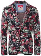 Coohem Aloha Jacquard Jacket, Men's, Size: 48, Black, Cotton/acrylic/nylon/cupro
