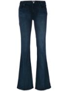Paige - Long Flared Jeans - Women - Cotton/polyester/spandex/elastane/rayon - 30, Blue, Cotton/polyester/spandex/elastane/rayon