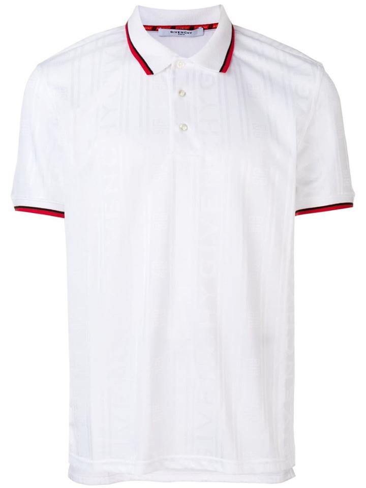 Givenchy All-over Logo Polo Shirt - White