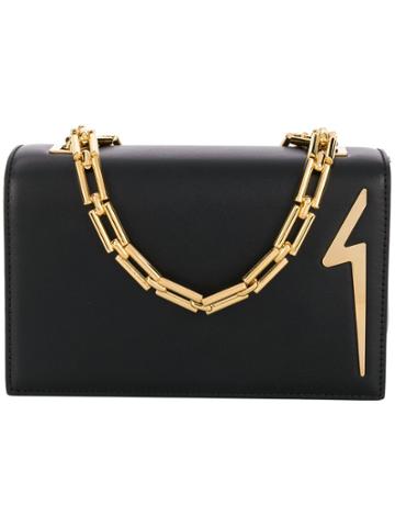 Giuseppe Zanotti Design G Logo Shoulder Bag - Black