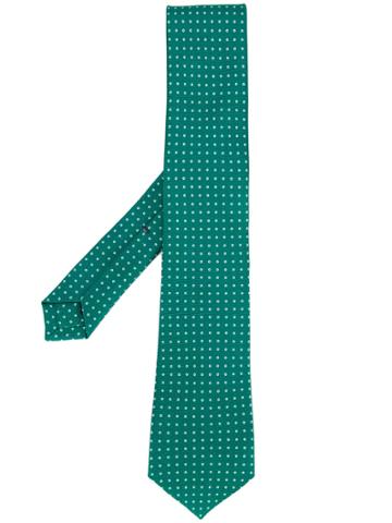 Errico Formicola Dotted Tie - Green