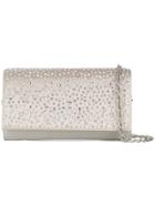Rodo Crystal Embellished Clutch - White