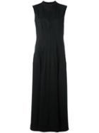 A.f.vandevorst - Sleeveless High-low Hem Top - Women - Lyocell/virgin Wool - 40, Black, Lyocell/virgin Wool