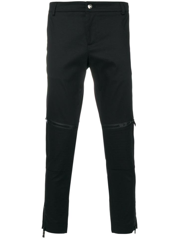 Les Hommes Urban Zipped Track Pants - Black