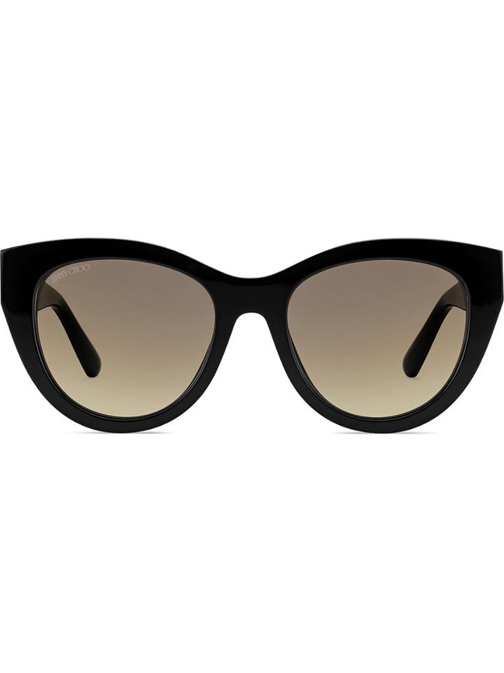 Jimmy Choo Eyewear Chain Trimmed Sunglasses - Black