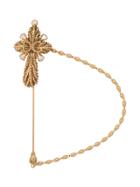 Dolce & Gabbana Crucifix Brooch - Gold