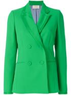 Sara Battaglia Double Breasted Blazer - Green