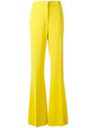 Rochas Palazzo Pants, Women's, Size: 42, Yellow/orange, Spandex/elastane/acetate/viscose/silk
