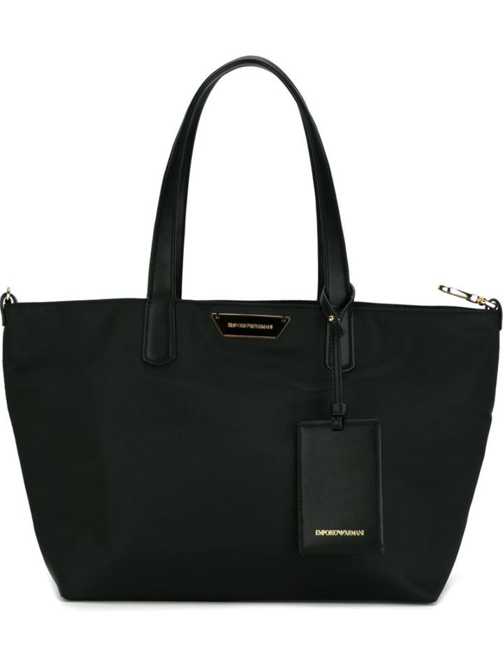 Emporio Armani Small Classic Shopper Tote
