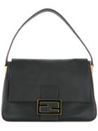 Fendi Vintage Mamma Baguette Shoulder Bag - Black