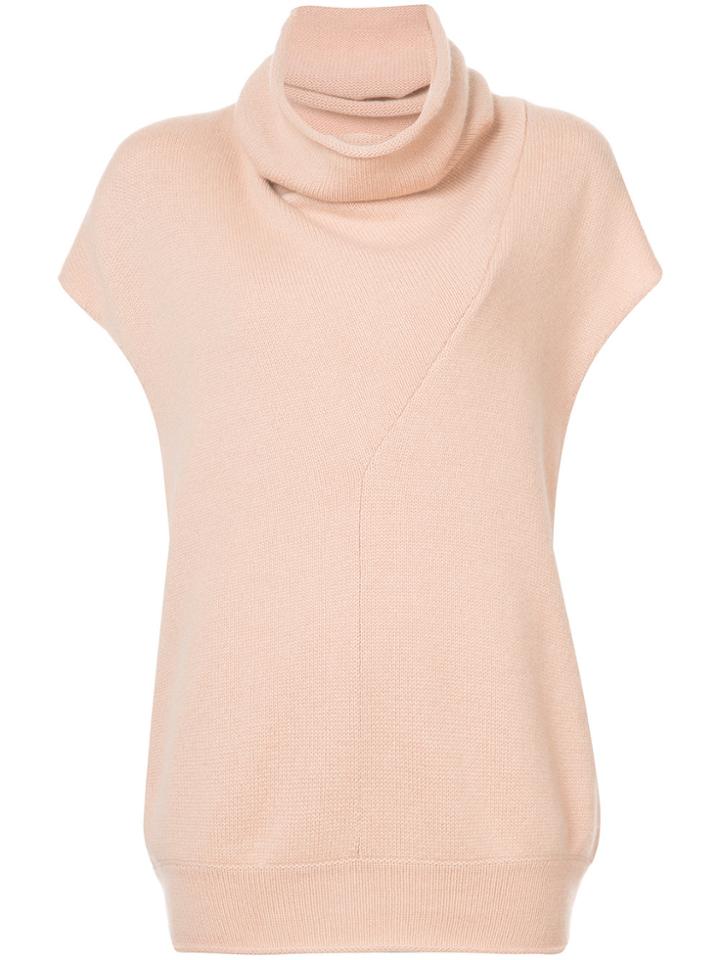 Chloé Cashmere Tabard Sweater - Pink & Purple