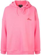 We11done Oversized Logo Hoodie - Pink