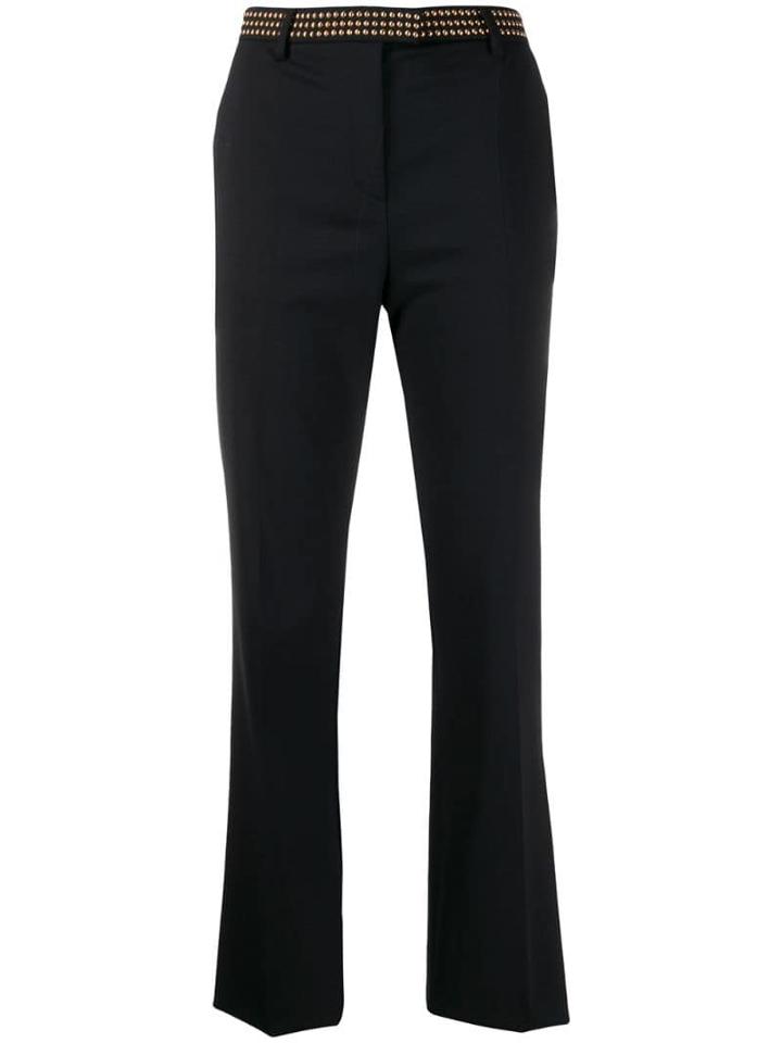 Roberto Cavalli Studded Tailored Trousers - Black