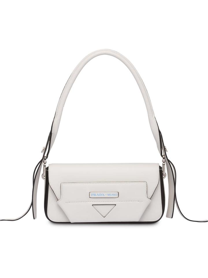Prada Manuelle Shoulder Bag - White