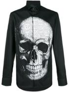 Philipp Plein Skull Print Shirt - Black