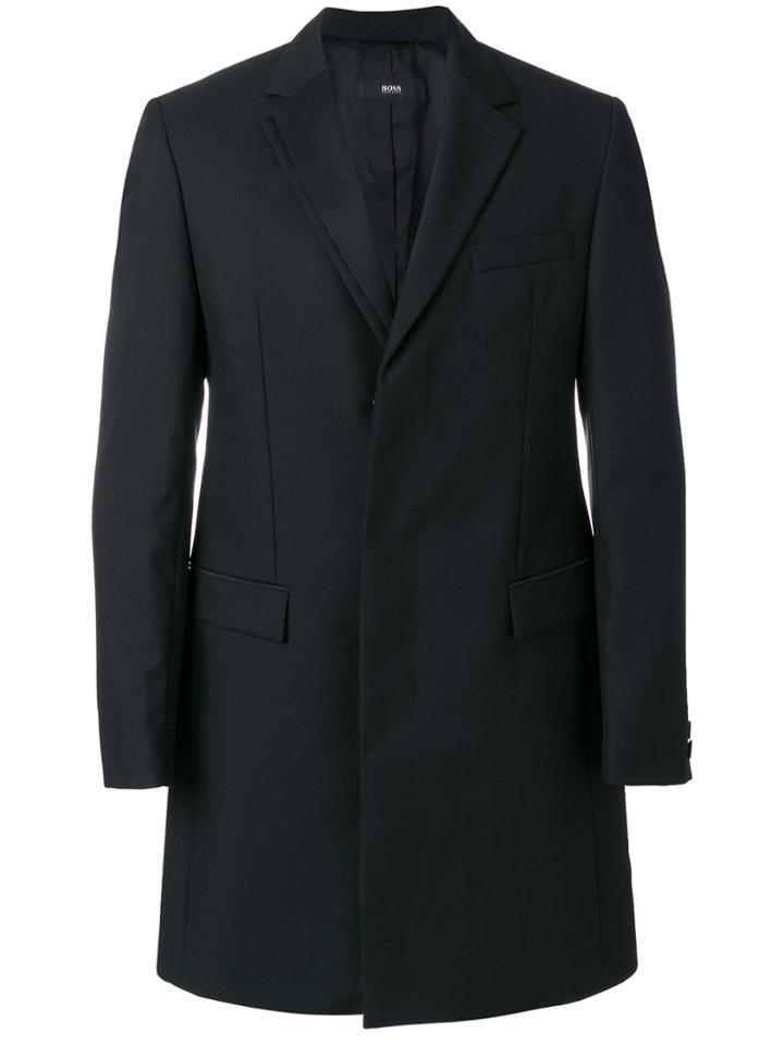 Boss Hugo Boss Classic Single-breasted Coat - Black
