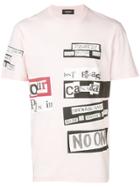 Dsquared2 Collage Print T-shirt - Pink