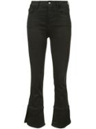 Frame Denim Le Crop Mini Boot Jeans - Black
