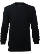 Y / Project Extended Sleeves Jumper, Adult Unisex, Size: Large, Black, Merino