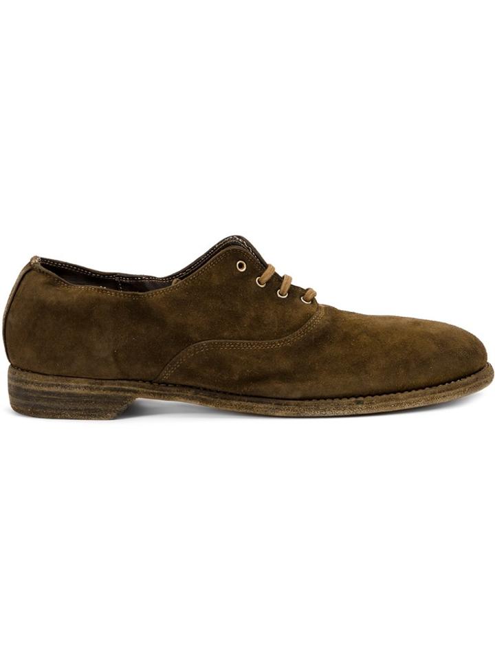 Guidi Classic Oxfords - Brown