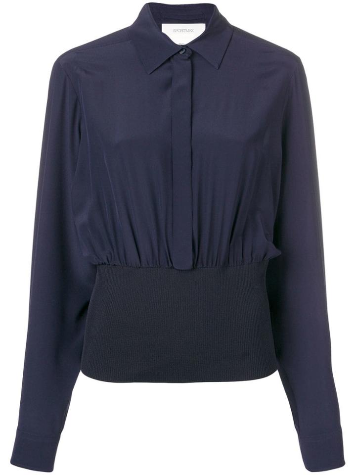Sportmax Fitted Shirt - Blue