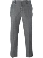 Maison Margiela Tonal Checked Trousers - Grey