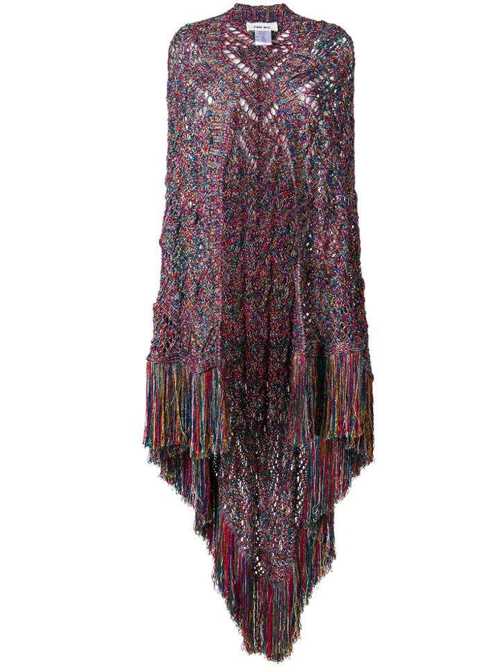 Circus Hotel Tasselled Cape - Multicolour